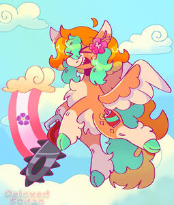 sapphic ponys with weapons